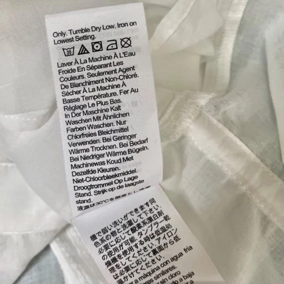 NWT!! J. CREW Lace Trim Cinched-Waist Cotton Voile White Top Blouse Medium - Picture 15 of 16